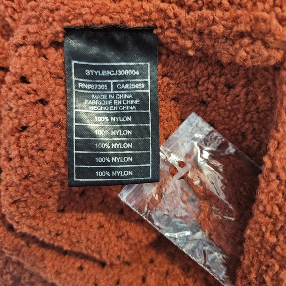 NWT Cupcakes And Cashmere Burnt Orange Pullover Loose Fit Maj Sweater - Picture 11 of 13
